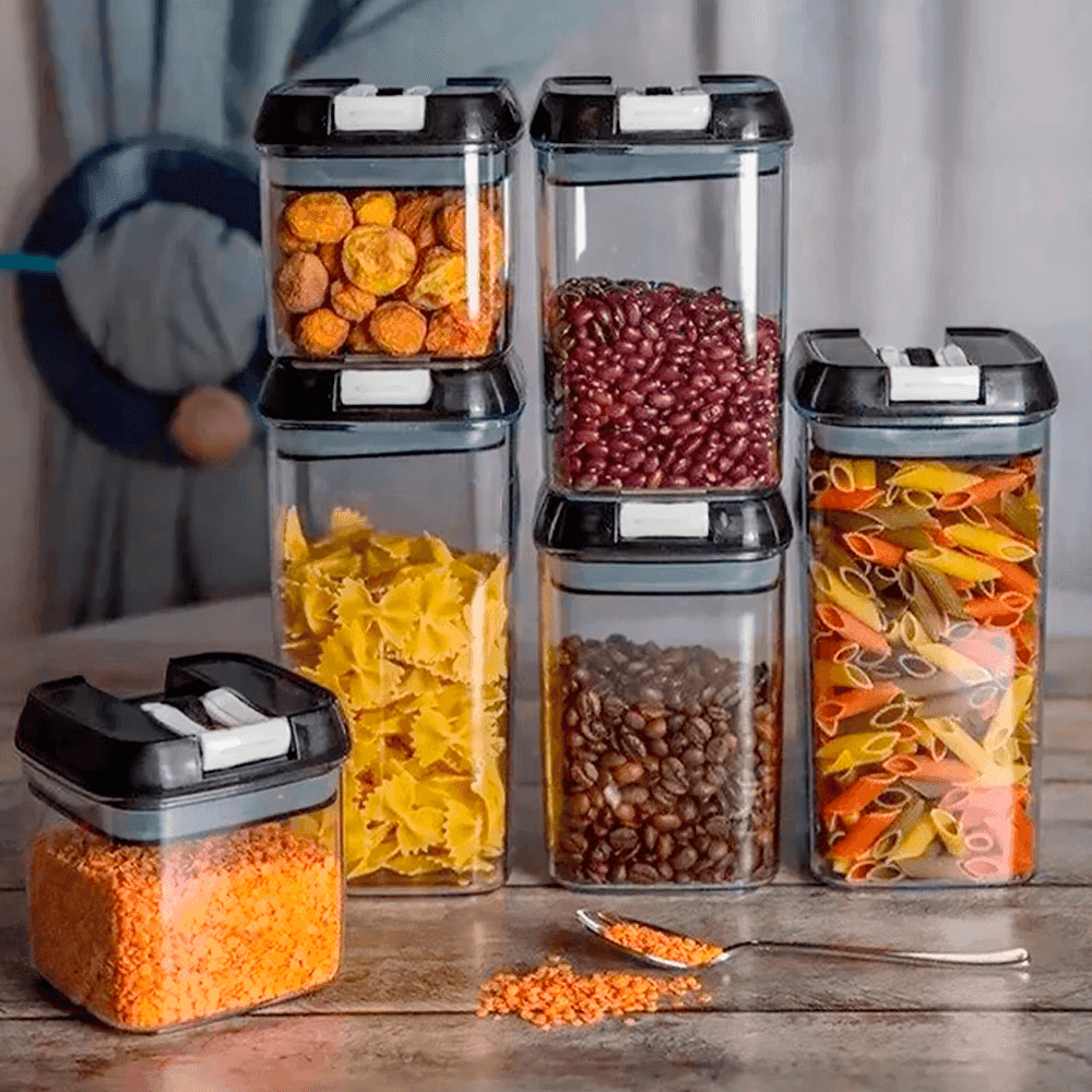 SET DE RECIPIENTES DE 6 PCS CROIX NEGRO CRC-012 630551