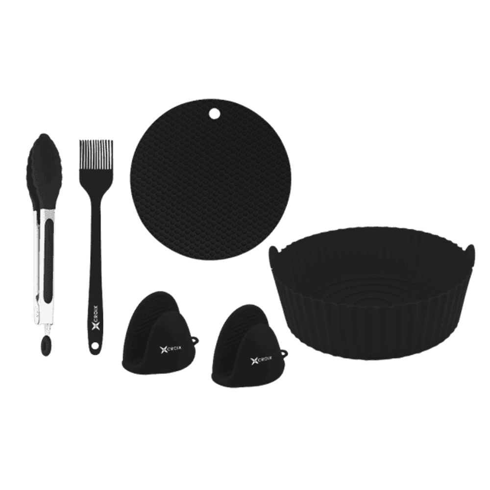 SET DE UTENSILIOS 6 PCS REDONDO CROIX NEGRO 630631