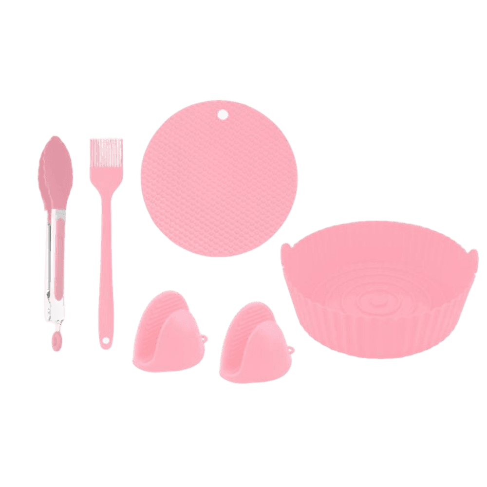 SET DE UTENSILIOS 6 PCS REDONDO CROIX ROSA 630632