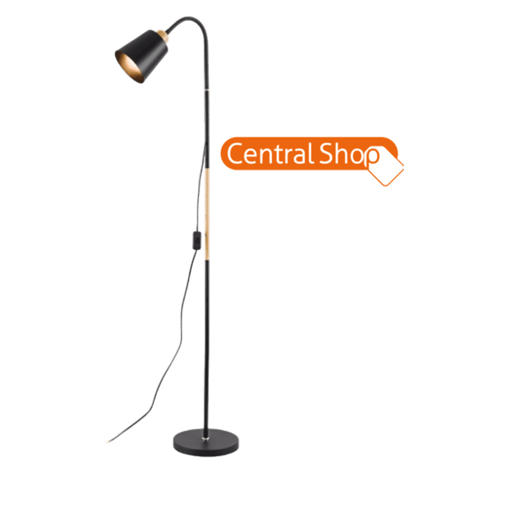 LAMPARA DE PIE DECOTEAM DLL-036 NEGRA 630654