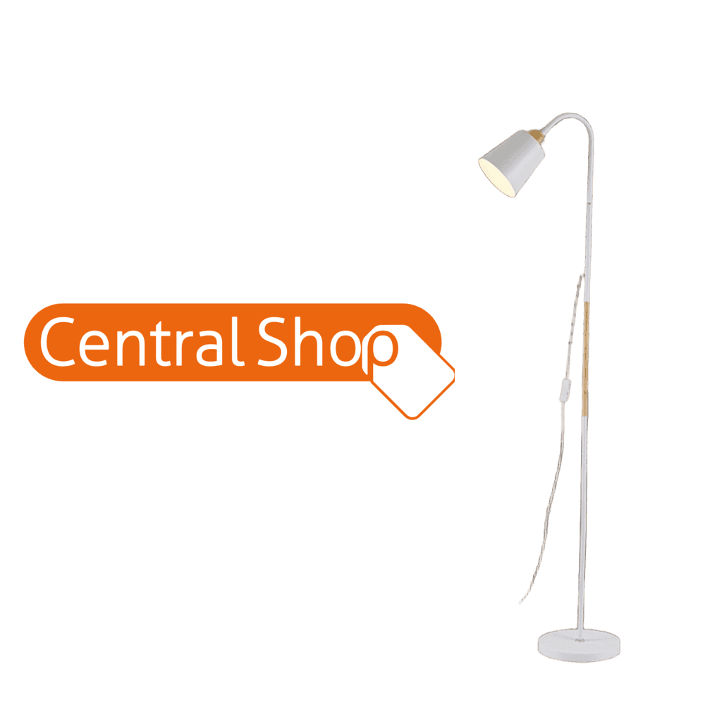 LAMPARA DE PIE DECOTEAM DLL-036 BLANCA 630655