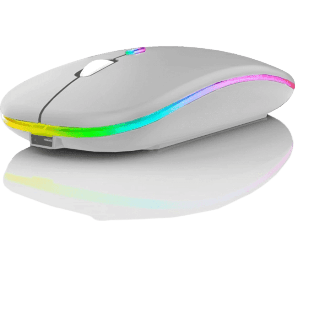 MOUSE OPTICO INALAMBRICO DUAL KEM-699 GRIS 630682