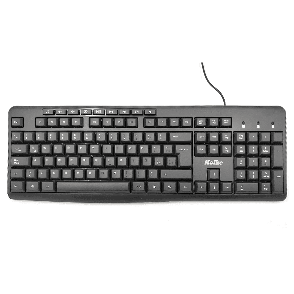 TECLADO KOLKE MULTIMEDIA EN ESPAÑOL KET-701 630684