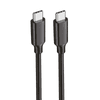 CABLE KOLKE USB TIPO C A TIPO C 20W NEGRO KCC-8708 630703