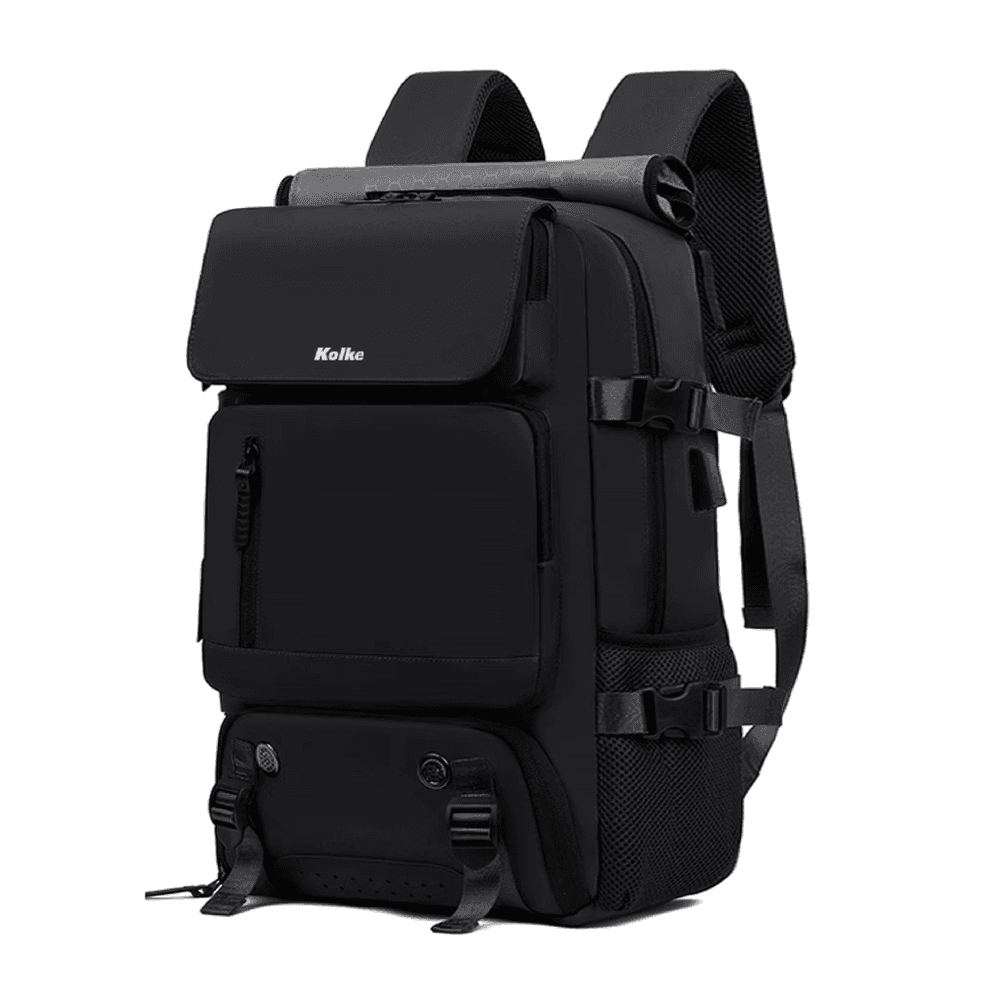 MOCHILA DE VIAJES HIKES KVM-720 NEGRA 630752