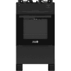 COCINA JAM EVA 4H A GAS TOP GLASS MESADA DE VIDRIO NEGRO COD11902