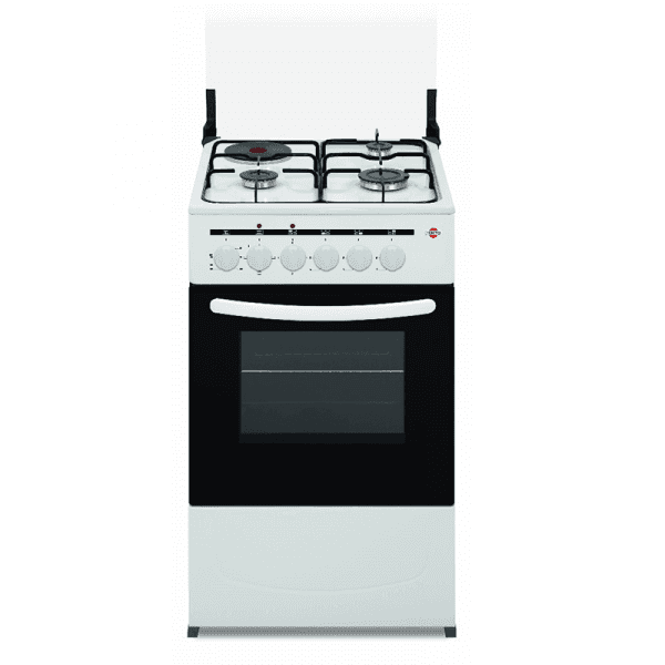 Cocina combinada tokyo blanca essencial 3horn gas 1elect horno electrico 50x50cm t2224