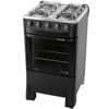 COCINA MUELLER 4H MODERATTO A GAS NEGRO 2281