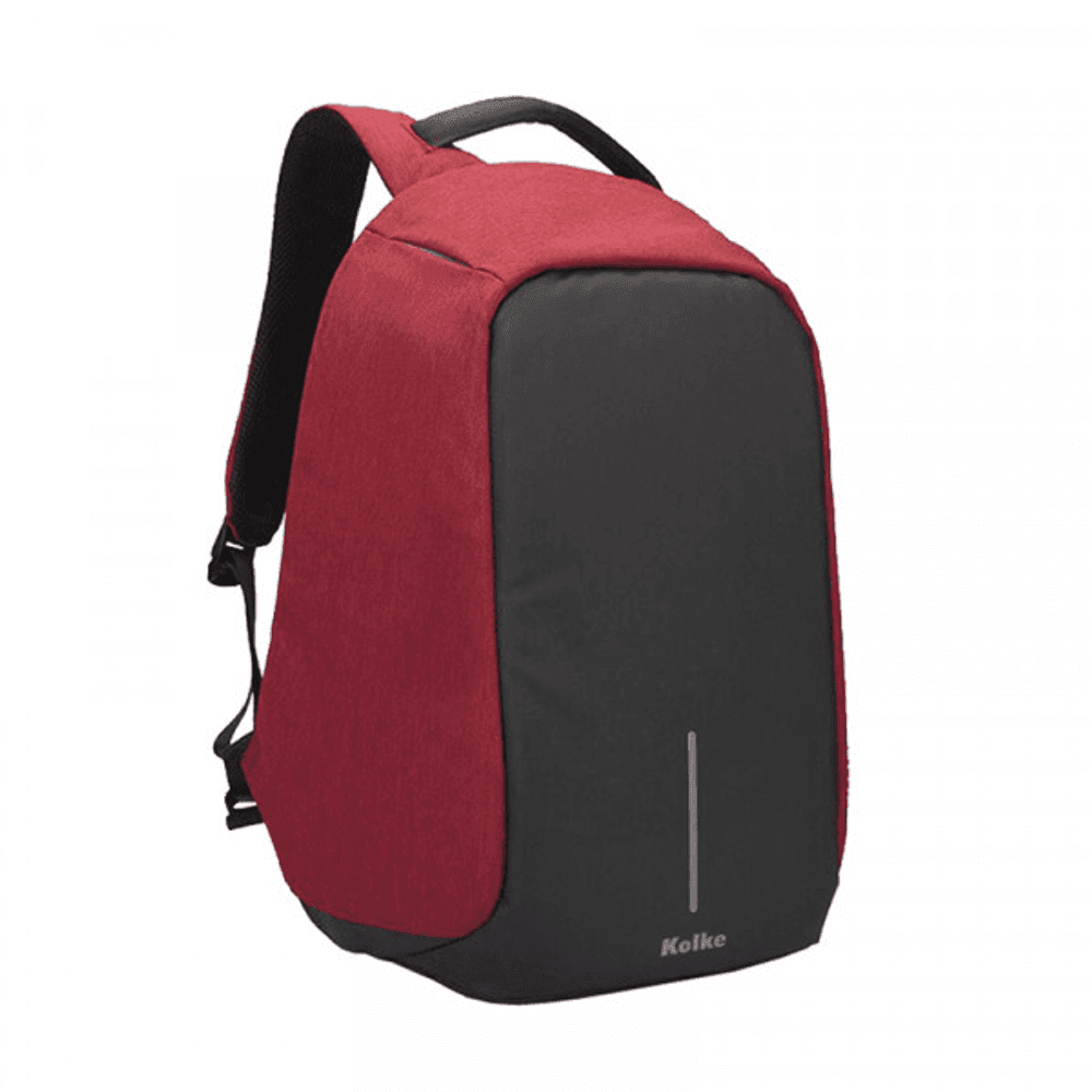 MOCHILA KOLKE ANTI ROBO KVM-245 ROJO 7001