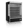 EXPOSITOR VERTICAL ABIERTO GELOPAR GSTO-1300 PR NEGRO TEMP. POSITIVA 1022 LTS COD11175