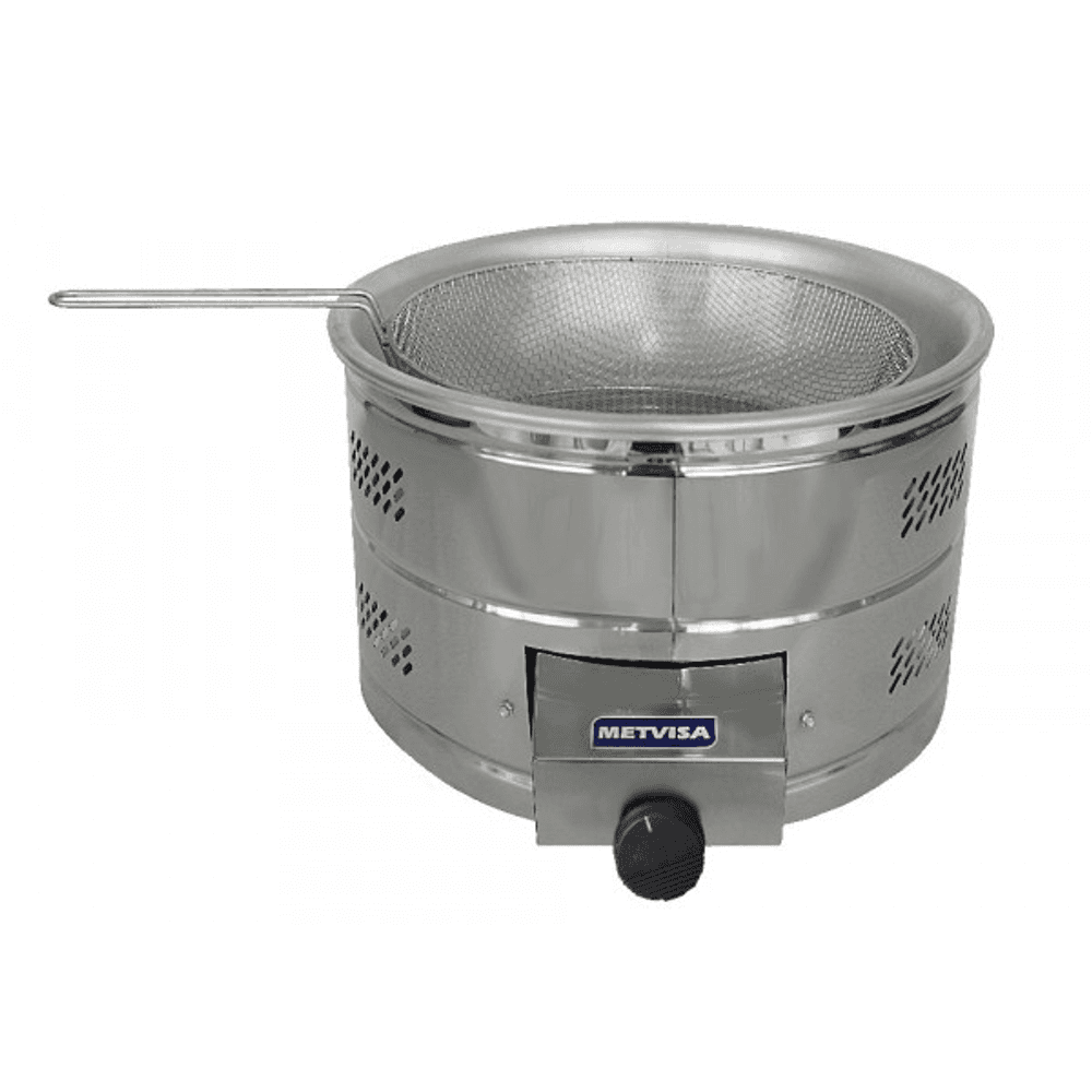 FREIDORA A GAS METVISA- TFG-6 7LTS TACHO REDONDO G466 7806