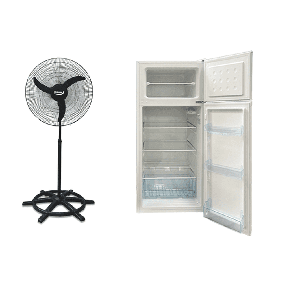 Combo heladera jota 300lts + ventilador Cobrasa 80676