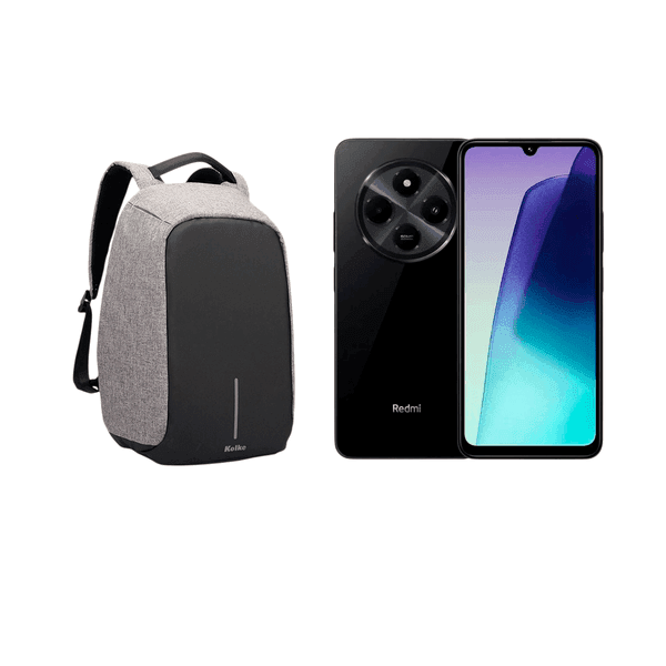 Celular Xiaomi redmi 14c 4gb/128gb + mochila antirrobo Kolke active kvm-245 gr claro