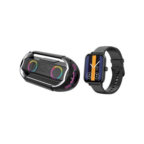 COMBO PARLANTE KOLKE PRO XTREME KPM-677+SMARTWATCH KVR-671 NEGRO