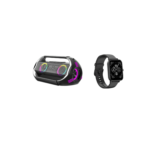 COMBO PARLANTE PRO XTREME KPM-677+SMARTWATCH KVR-671 NEGRO