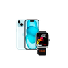 COMBO IPHONE 15 128GB + SMARTWACHT COLMI 83043