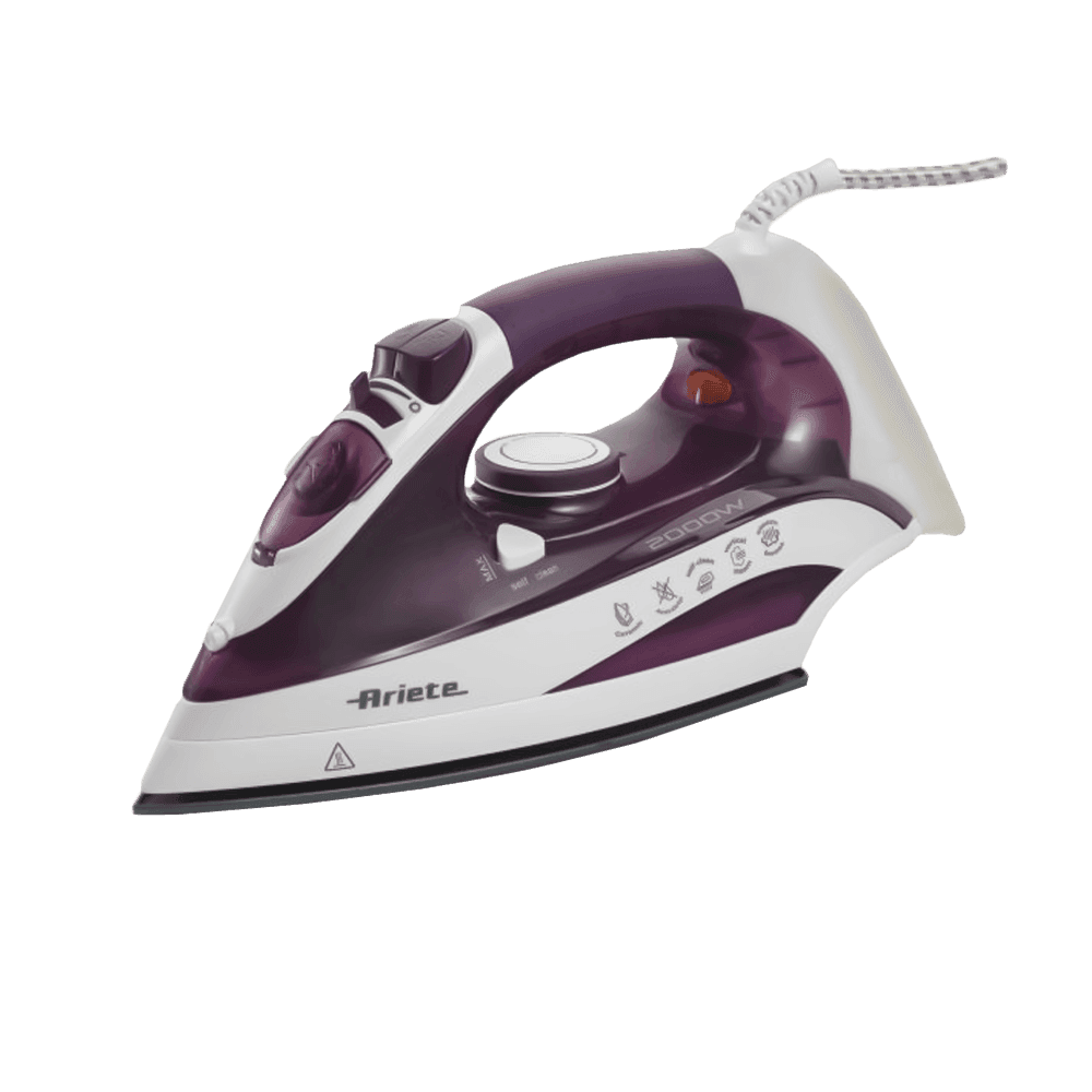 PLANCHA ARIETE A VAPOR CERAMICA 929/727 2000W LILA 8386