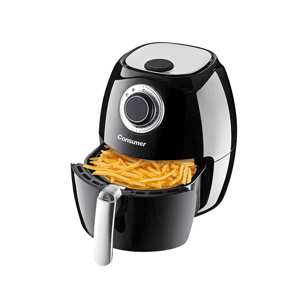 FREIDORA DE AIRE CONSUMER 2.6LTS  NEGRO 1500W REF 212