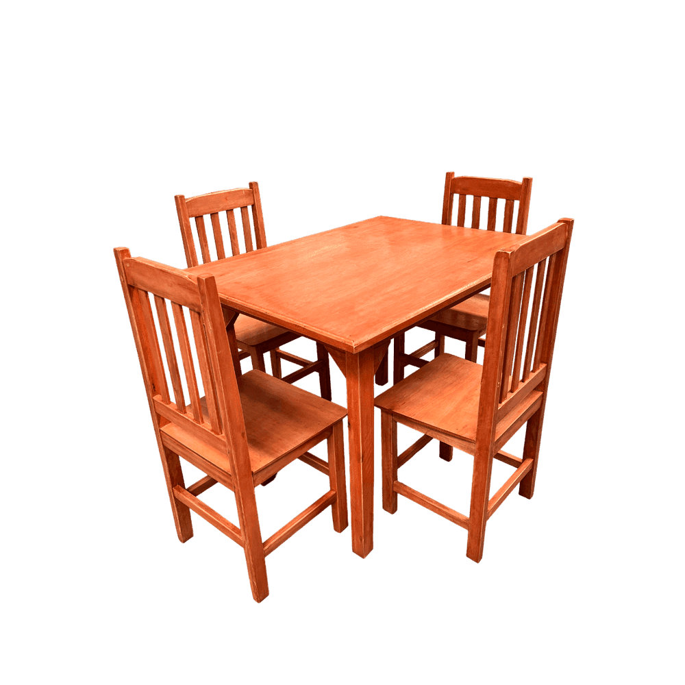 JUEGO DE COMEDOR 4 SILLAS MB GUATAMBU 9122