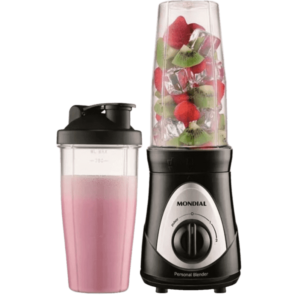LICUADORA MONDIAL PRACTIC SHAKE PERSONAL BLENDER 750ML 2V 300W DG-01 9541