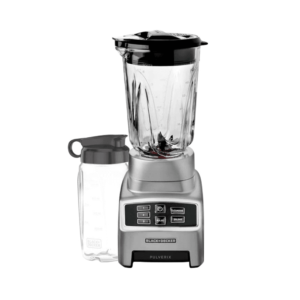 LICUADORA BLACK+DECKER 1.5LTS PULVERIX INOX J/VIDRIO 3VEL BL1840MS-CL 700W BD69 9925