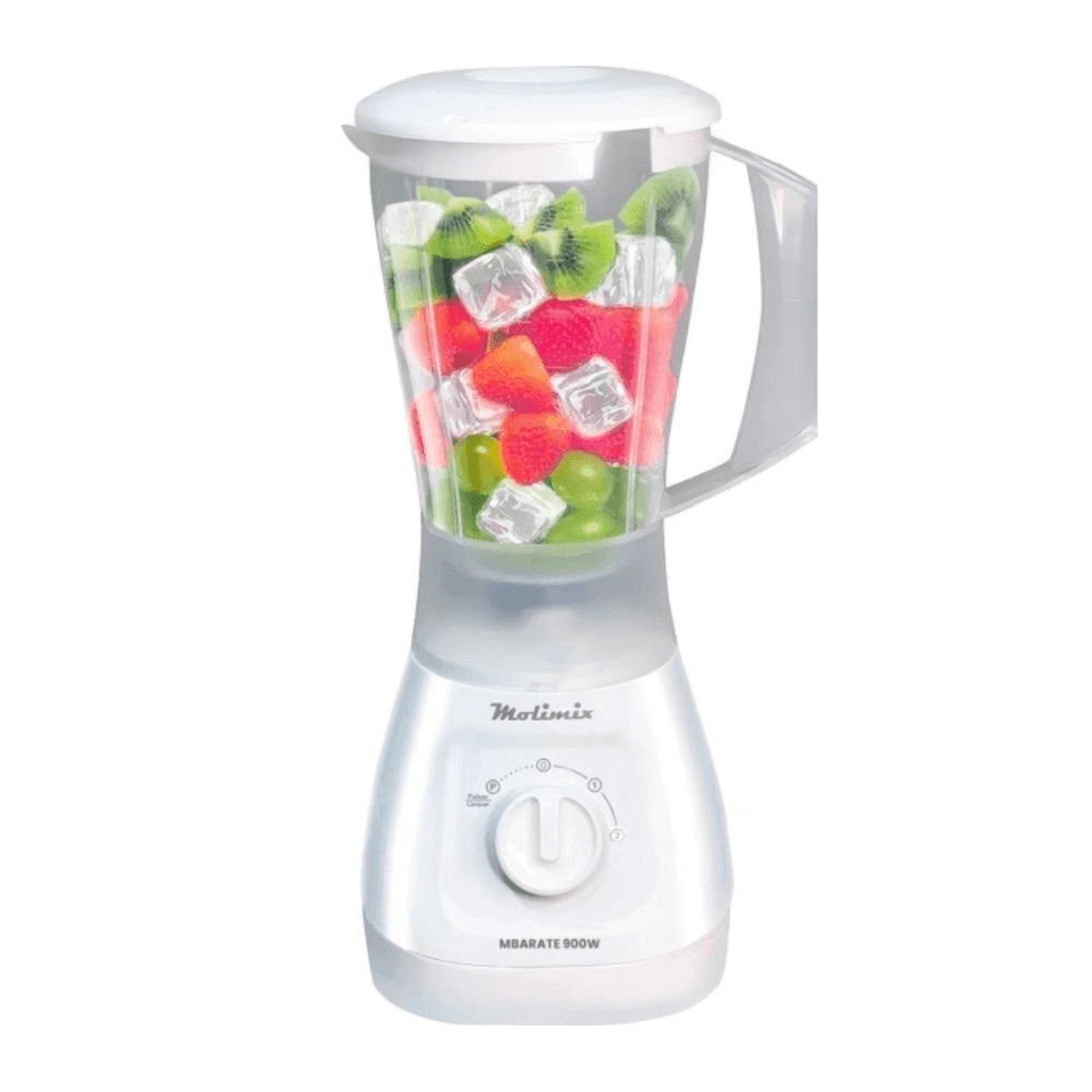 LICUADORA MOLIMIX ML-900-W CON JARRA INQUEBRABLE DE 1.5 LITROS 011724