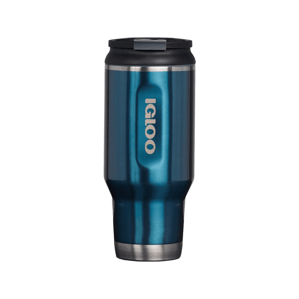 VASO TERMICO IGLOO 950ML AZUL MODERNO C/TAPA 71079 101189
