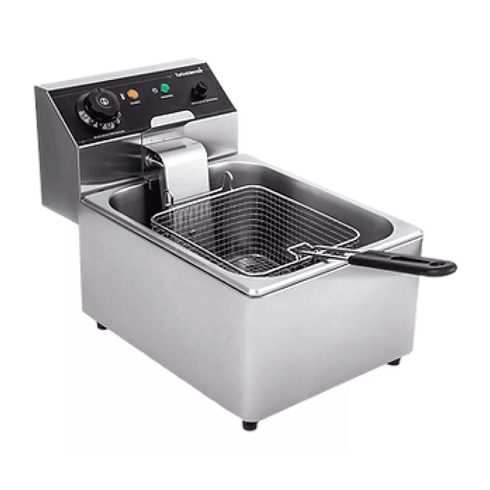 FREIDORA CONSUMER INDUSTRIAL ELÉCTRICA 6 LTS INOX 10258