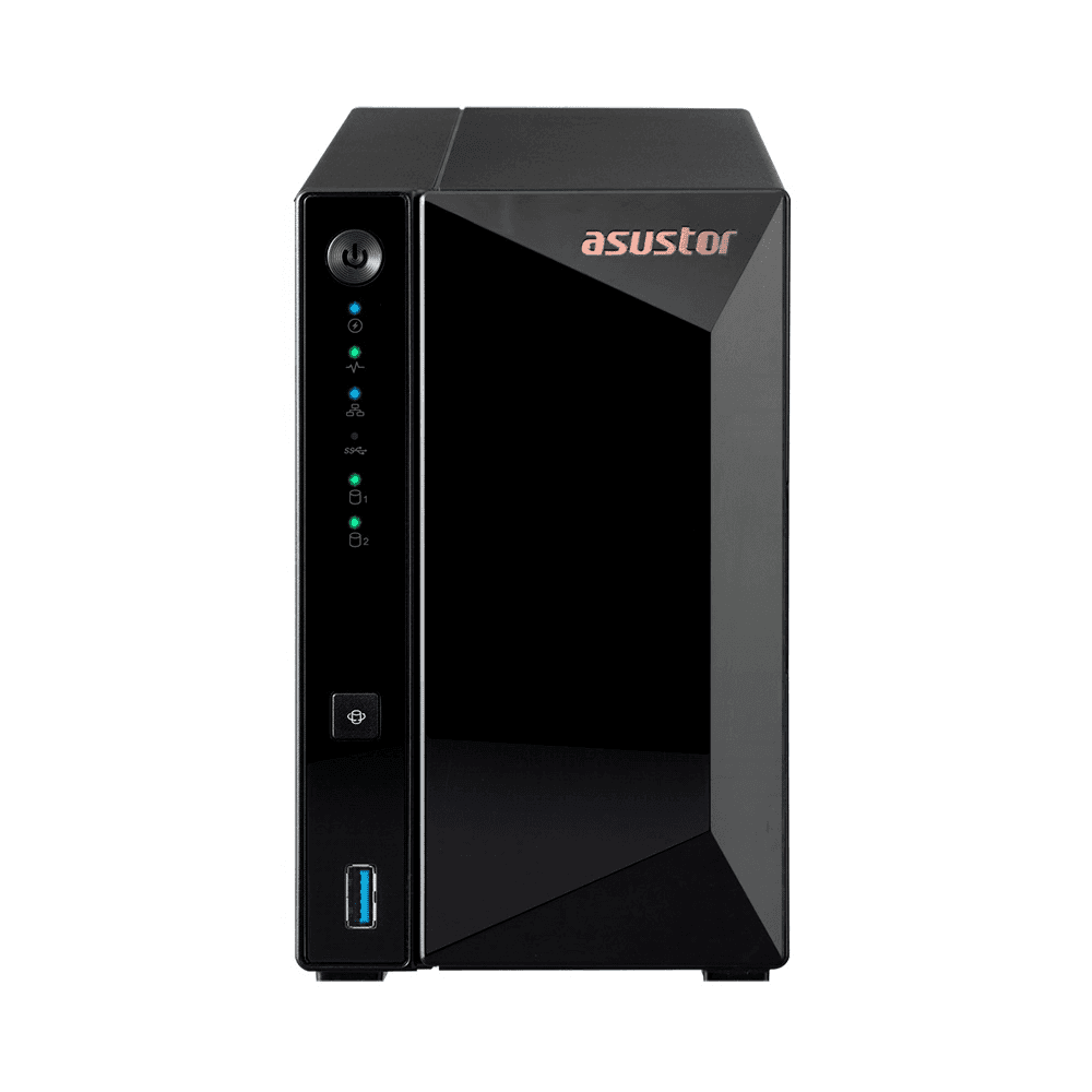 ALMACENAMIENTO NAS ASUSTOR AS3302T V2 QC 1.7/2BAY/2G/1-GBLAN/3 USB3.2 106955