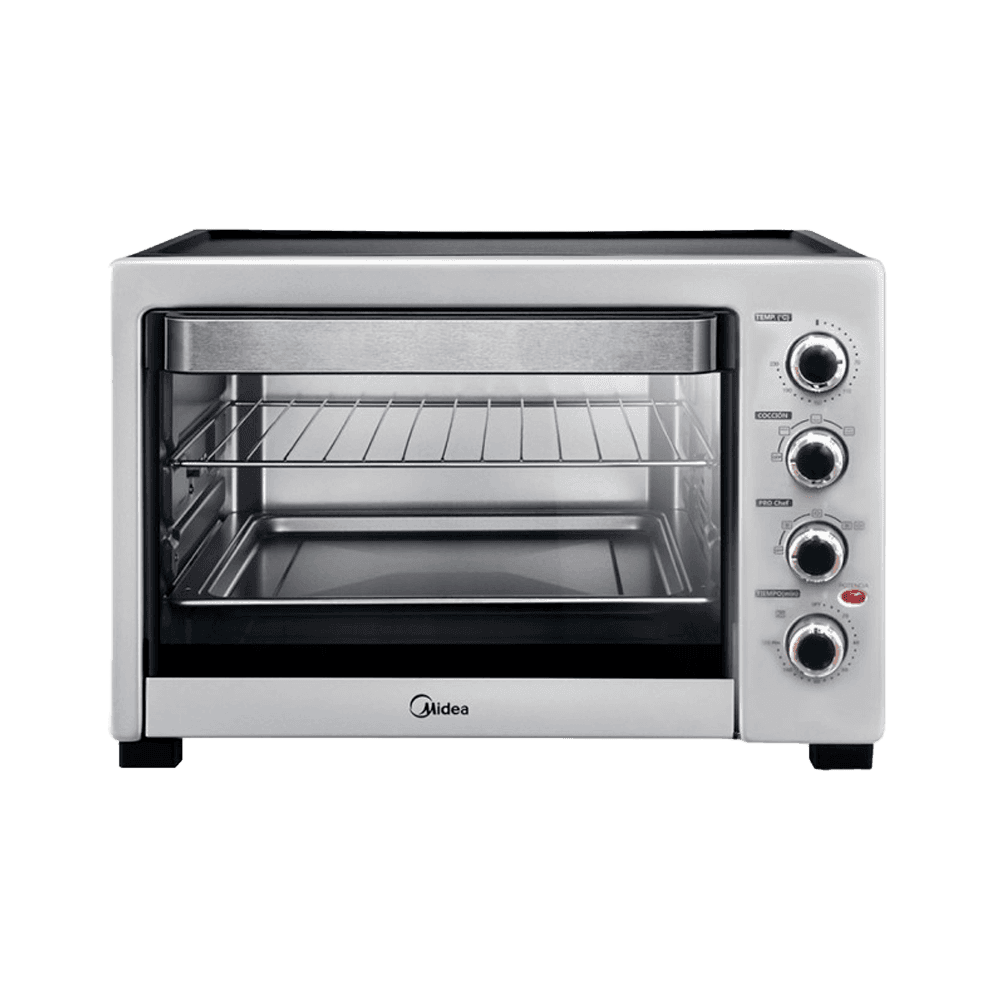 HORNO ELECTRICO MIDEA 38LTS S/ PLACA SILVER MC38EXP 10765