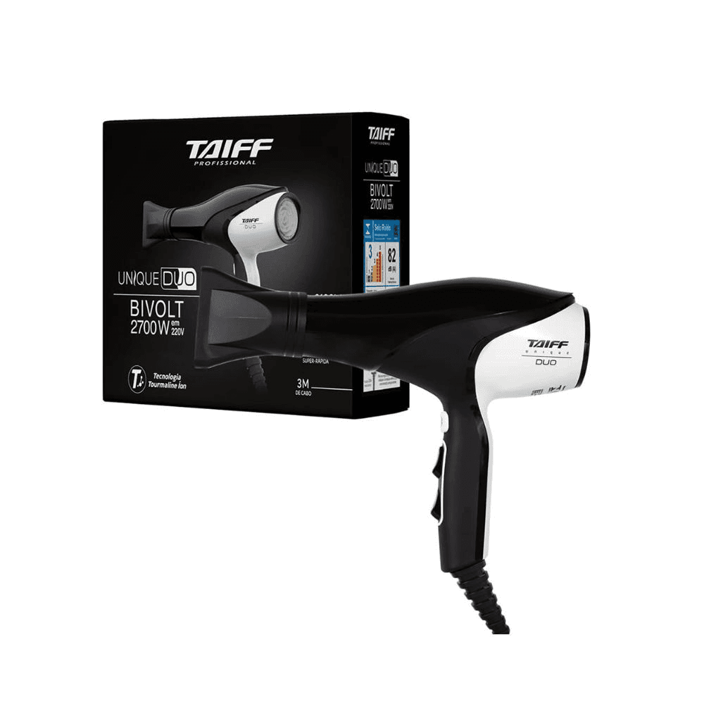 SECADOR TAIFF UNIQUE DUO 2700 WATTS CON CABLE DE 3 METROS 111767