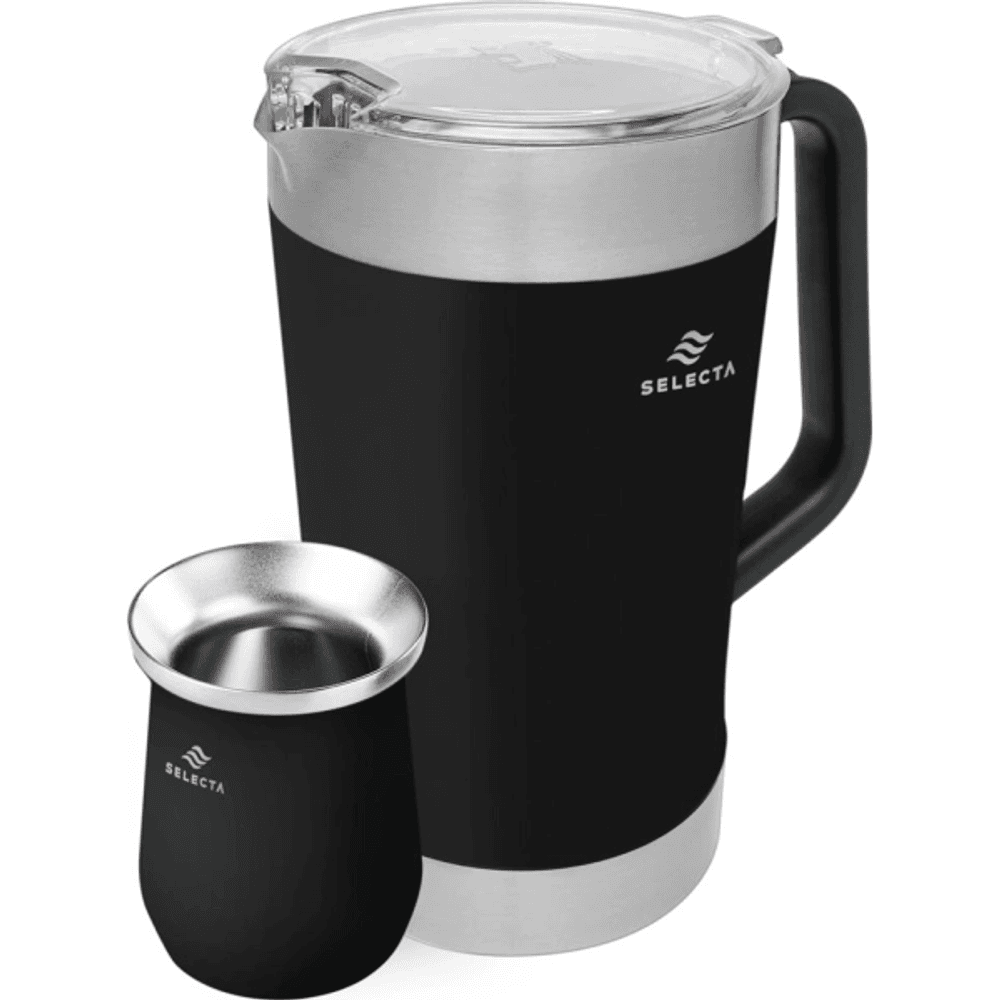 SET JARRA 1.9L + MATE 330ML A.INOX NEGRO SELECTA 115100-01