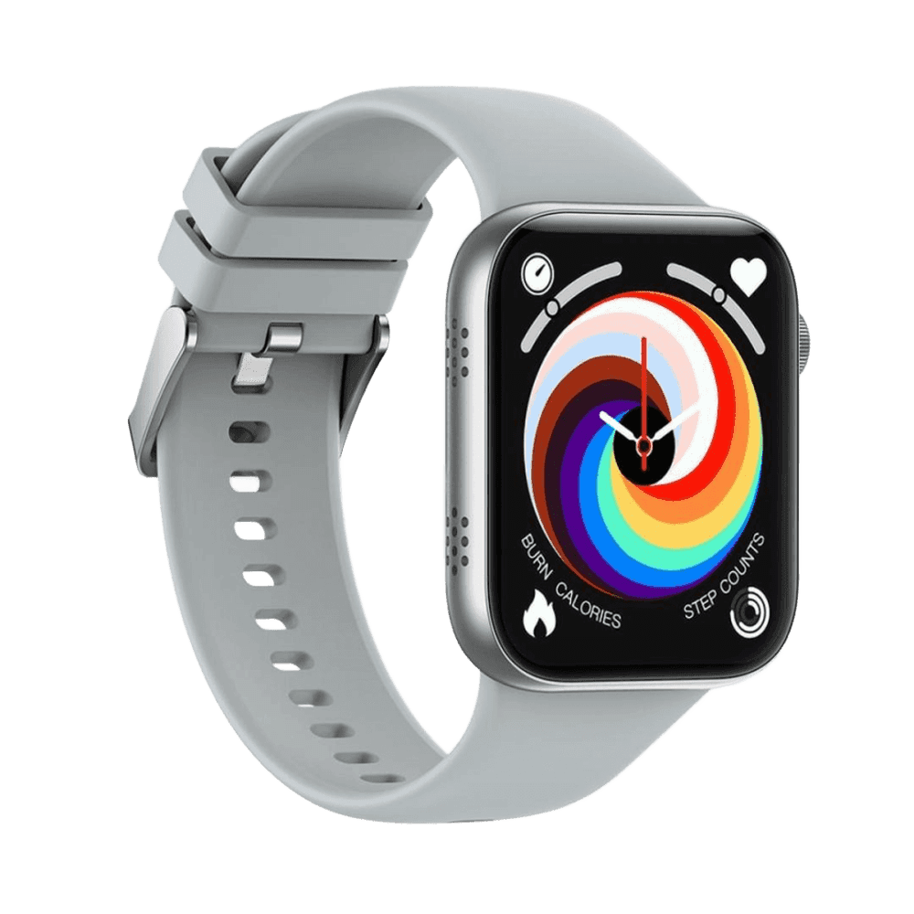 SMARTWATCH KVR-637 PLATEADO +AURICULAR KOLKE INALAMBRICO KAB-633 NEGRO 128