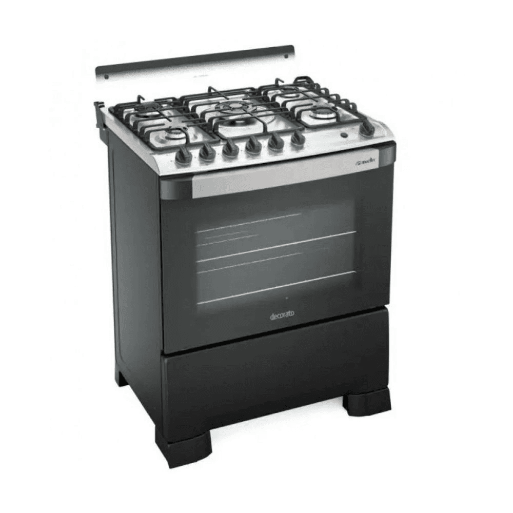 Cocina Mueller 5 hornallas Decorato Gourmet Inox 1583