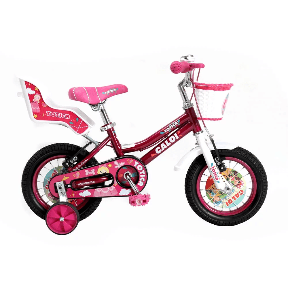 BICI CALOI ARO 12" NEW TOTICA NENA FUCSIA 1583