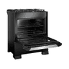 Cocina Mueller 5 hornallas Decorato Vetro Gourmet Negro 1640