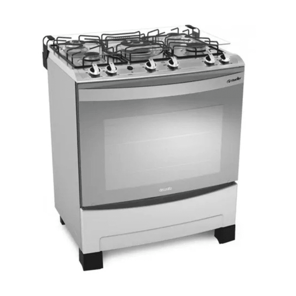 COCINA MUELLER 5 HORNALLAS DECORATO ACERO INOXIDABLE DECORATO ACERO INOXIDABLE 1730