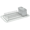 ESCURRIDOR A.CROM C/BANDEJA Y CUB. BLANCO. 44X24X12 176016-02