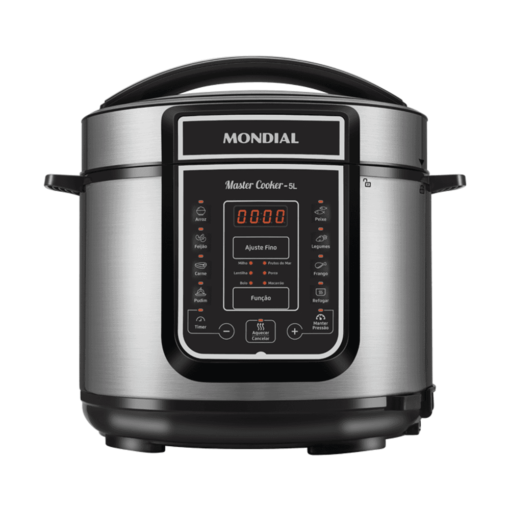 OLLA A PRESION MONDIAL 5LTS MASTER COOKER 14 FUNCIONES PE-38 18240