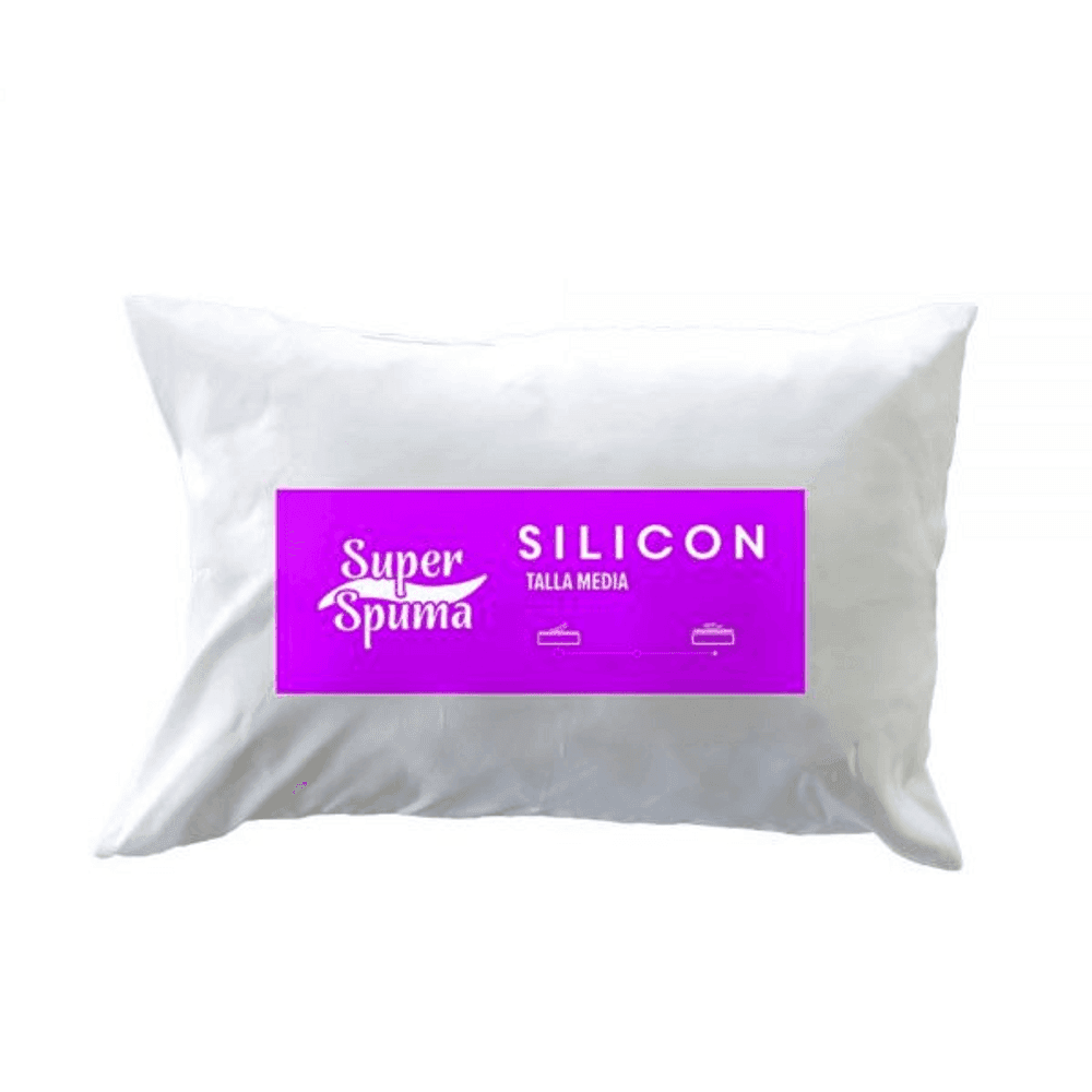 ALMOHADA SILICON TALLE MEDIA 045X065 SUPER SPUMA 19518