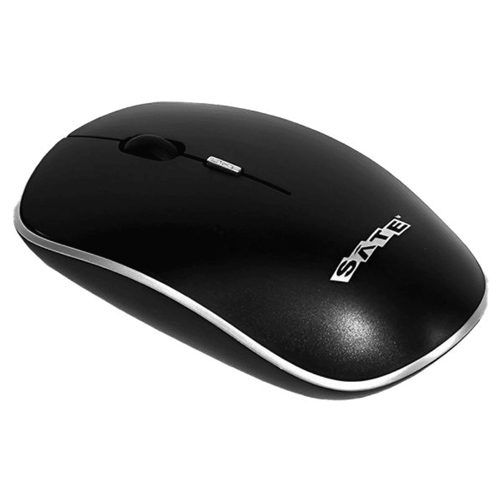 MOUSE SATE 2.4G WIRELESS NEGRO A-72G 20992