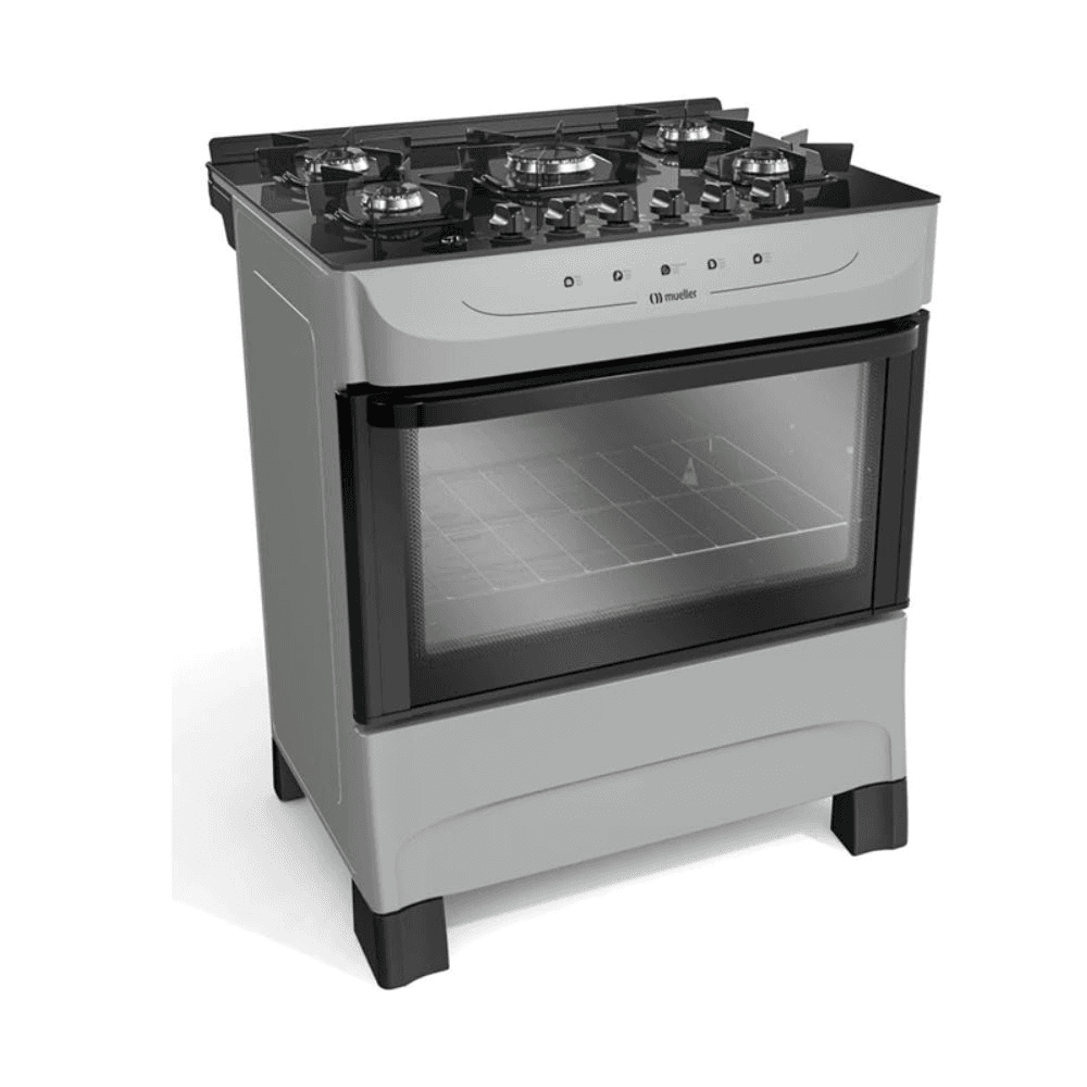 COCINA MUELLER 5 HORNALLAS MFV5BB FRATELLO VETRO TITANIO MFV5BB FRATELLO VETRO TITANIO 2393