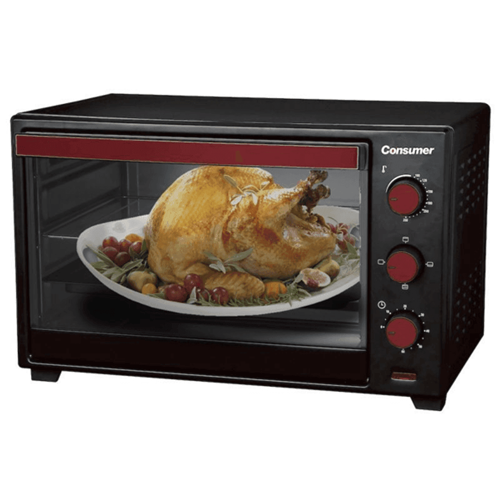 HORNO ELECTRICO CONSUMER 62LTS CMR-62 NEGRO 24204