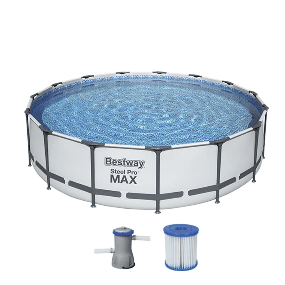 PISCINA BESTWAY 9.150LTS C/ ESTRUCTURA FILTRO STEEL PRO MAX 56260 24856