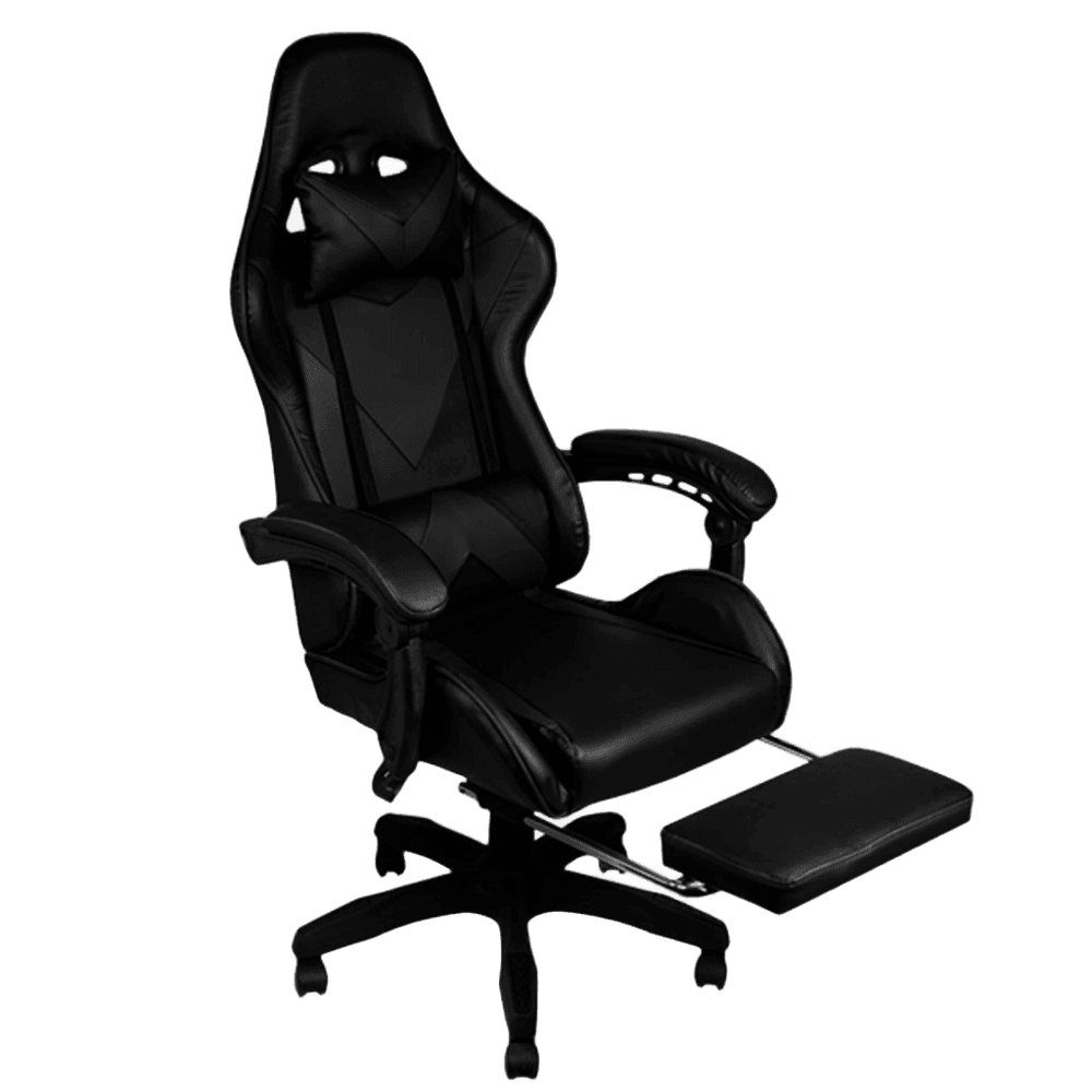 SILLA GAMER XTREME LEVEL C/POSAPIES NEGRO LVS-046 26585
