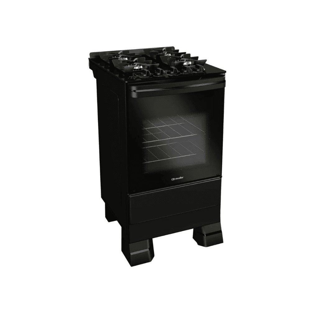 Cocina Mueller 4 hornallas MFV4BF -
Piacere Vetro Negro 2810