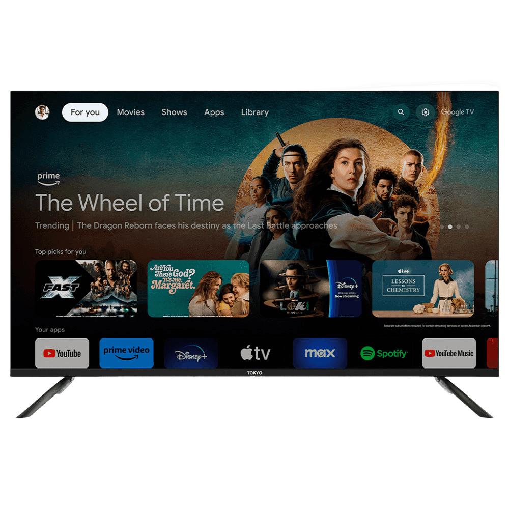 TV SMART TOKYO 50 GOOGLE 4K FRAMELESS C/CHROMECAST INCLUIDO T3005 TVTOKUF50GTV 28467