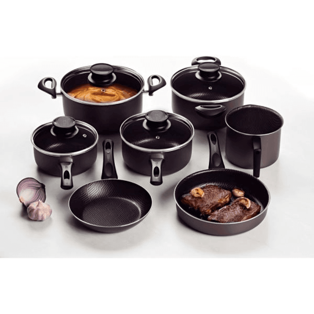 JUEGO DE OLLAS PARIS TRAMONTINA 602 7PZ NEGRO T285994 29379