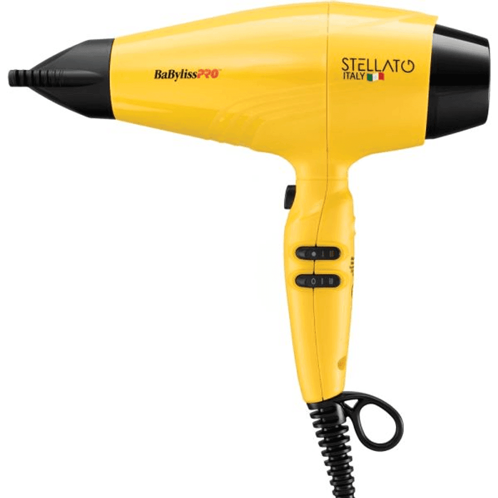 SECADOR DE PELO BABYLISS STELLATO B7500UZ 2400 W - AMARILLO/NEGRO 31603
