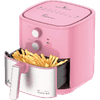 FREIDORA AIR FRYER THALIA 6.1L ELECTROBRASS 1900W TIMER 60MIN 200*C TLAF-61 ROSADO 33176